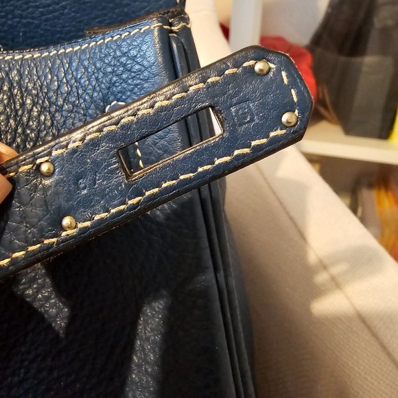 Hermes Birkin 40 Blue Palladium hardware - Picture 2 of 16